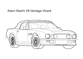 Lightweight sports cars, handmade in. Super Car Aston Martin V8 Vantage Coloring Page For Kids 5 Printable Free Coloring Pages Coloring Pages For Kids Aston Martin