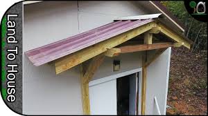 Build diy wood window awnings homemade pdf plans wooden Shop Door Awning Build A Workshop 66 Youtube