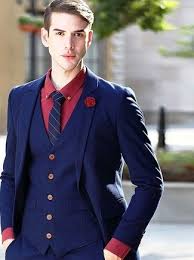 Cette cravate de grande qualité confectionnée à partir de fils 7 fois entrelacés. Comment Porter Un Costume Bleu Marine Avec Une Broche Rouge A 20 Ans 2 Tenues Et Looks Lookastic France