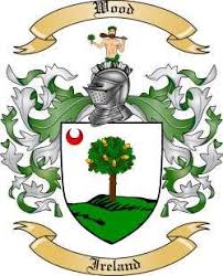Wood Family Crest From Ireland By The Tree Maker Family Crest Family Crest Tattoo Irish Coat Of Arms