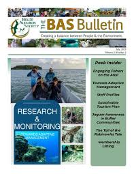 BAS Bulletin 'Research and Monitoring: Towards Adaptive Management' by  Belize Audubon Society