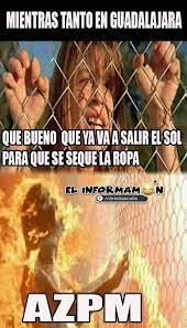 Temperatura media y precipitación promedio en guadalajara o los períodos cuando cae más lluvia o nieve, a continuación te presentamos toda la información. El Informamon On Twitter Ay Pero Que Rica Esta La Tarde Como Para Lavar Pero No Para Tender Clima Primavera Calor Lavanderia Meme