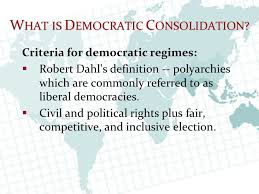 Democratic Consolidation D Eveloping D Emocracy Political Institutionalization Strengthening The Bureaucracy A Professionalized Meritocratic Bureaucracy Ppt Download