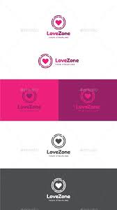 Love Zone Logo Ad Love Ad Zone Logo Logo Templates Logo Design Template Circle Logo Design