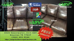 Leather furniture repair near you. Asap Furniture Repair 8520 Sweetwater Ln Unit G69 Houston Tx Furniture Repairing Refinishing Mapquest