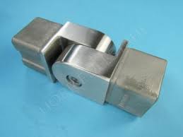Edelstahl steckfitting rohrverbinder 42,4x2,0 verbindungsmuffe geländer v2a. Steckfitting Gelenk Fur Vierkantrohr 40x40 X 2 Mm Winkel Einstellbar Edelstahl