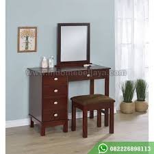 Meja Rias Minimalis Jati Harga Murah Terbaik Vanity Table Set Furniture Home Furnishings