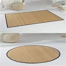 Andiamo teppich bambus, rechteckig, 17 mm höhe, wendeteppich, wohnzimmer grau da der teppich aus dem vorwiegend asiatischen raum stammenden material sehr pflegeleicht ist, ist er. Bambusteppich Highq Teppich Bambus Bambusmatte In Rund Oder Eckig In 13 Grossen Ebay