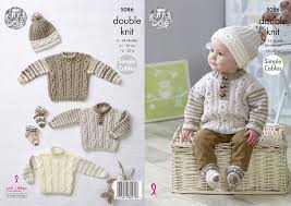Get your dpn fix in a set or individually. Hakeln Stricken Double Knit King Cole Baby Leaflets 5082 Simple Lace 5083 Simple Cables Bastel Kunstlerbedarf Totum Ca