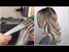 To achieve this effect, it is when using the balayage technique, hair dye is painted onto the hair in a way that makes the finished product look very natural. Balayage Blondor Freelights Olaplex Youtube Baylage Hair Hair Color Techniques Balayage Hair Tutorial