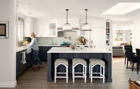 Washing machine hidden under a kitchen counter. Where To Put The Dishwasher In Your Kitchen