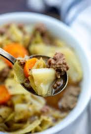 I make it the way i make stuffed cabbage, without stuffing anything. Crockpot Cabbage Soup With Beef That Low Carb Life