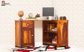 Study Table Solid Wood Furniture Bangalore Wooden Furniture In Bangalore In 2020 Sheesham Wood Furniture Study Table Wooden Study Table