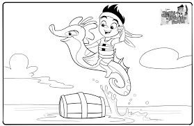 The little mermaid coloring pages | disney princesses ariel, flounder and sebastian coloring book. Jake S Log Ride Pirate Coloring Pages Cartoon Coloring Pages Disney Coloring Pages
