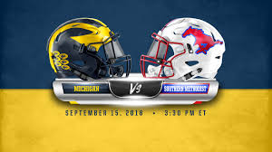 Image result for michigan vs smu football