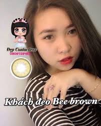 Bee brown 14.2 ( áp tròng ) lên mắt cực hot và sexy . Thích hợp với những  nàng thích sự tự nhiên 💋