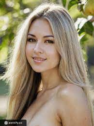 Teen blonde petite girl with small breasts and shaved pussy getting horny  in the park wearing a short haircut and fair skin. | Pornify – Generate AI  Porn