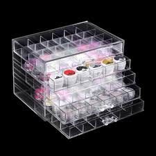 Christmas12 sheets 3d nail art stickers. 5 Layers Acrylic Makeup Organizer Storage Box Cosmetic Box Nail Polish Rack Case Holder Display Stand Make Up Organizer Aliexpress