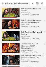 Rob font takes on cody gardbrandt this saturday at ufc fight night: Are There Any Rob Zombie Halloween Reviews That Aren T Made By Complete Weirdos My Options Are Jesus Nostalgia Critic And Man Licking Knife Ralphthemoviemaker