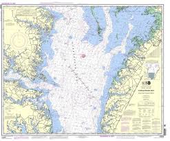 Noaa Nautical Chart 12225 Chesapeake Bay Wolf Trap To Smith