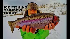 How To Ice Fish East Pit Rainbow Trout