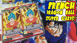 Doragon bōru) is a japanese media franchise created by akira toriyama in 1984. Horrible Pronunciations Opening French Special Pack Kits Of Dragon Ball Super Cards Youtube