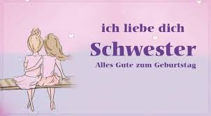 Pin Auf Geburtstag Schwester