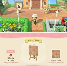 Brick Plaza Path Acnh In 2020 Animal Crossing Animal Crossing 3ds New Animal Crossing