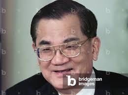 Image of LIEN CHAN PREND LA PAROLE LORS D'UN ENTRETIEN À TAIPEI,