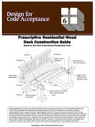 Prescriptive residential wood deck construction guide. Dca 6 Deck Construction Guide New Version For 2012 Irc Fine Homebuilding