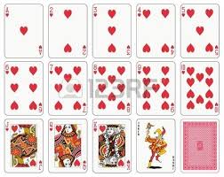 Los seres humanos le dan a los naipes desde tiempos. Las Cartas El Corazon Demanda Y De Nuevo Joker Carta De Corazon Plantilla De Tarjeta Baraja De Cartas