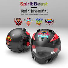 Spirit Beast Motorcycle Stickers Modified Scooter Decorated Stickers Color Reflective Stickers Pers Motorcycle Stickers Reflective Decals Personalized Stickers