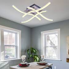 Nous vous recommandons les styles de plafonniers de designers et fabricants reconnus tels que. Plafonnier Led Lampe De Lustre Plafonnier Design Moderne Courbe Pour Le Salon Chambre Salle A Manger 28w 4 Lumieres Blanc Chaud Achat Vente Plafonnier Led Lampe De L Metal Plastique Cdiscount