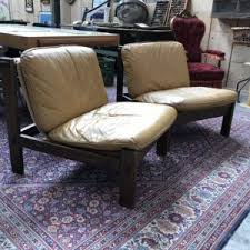 Paire De Fauteuils Vintage En Cuir Fauteuil Vintage Fauteuil Vintage
