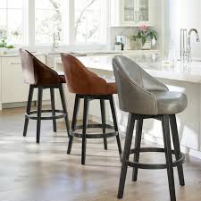 Isaac Swivel Bar Counter Stool Grandin Road Counter Stools Bar Stools Kitchen Island Stools For Kitchen Island