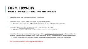 Cash and noncash liquidation distributions. Irs Form 1099 Div Reporting Dividend Payments Ppt Download