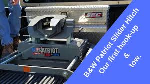 Maybe you would like to learn more about one of these? B W Patriot Slider 5th Wheel Hitch Our First Hookup Tow Youtube