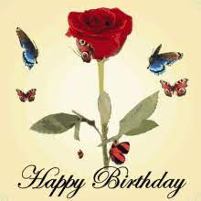 Rose red rose gif rose redrose glitter discover share gifs. Birthday Flower Gifs Tenor