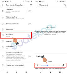 Fitur zenui juga diperbaharui dengan berbagai macam pilihan. Cara Ubah Ukuran Huruf Dan Font Pada Text Pesan Di Hp Android Ollaramlan Com