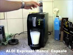 Making A Latte Macchiato On The Aldi Expressi Youtube