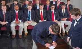 Honor Code Signing Ceremony At H Sc Hampden Sydney Honor Sydney Style