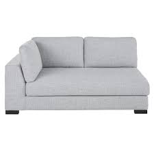 Alliant une qualité d'assise comparable aux canapés fixes, et un système de couchage de très haute qualité, il sera être votre compagnon de. Accoudoir Gauche De Canape Convertible 2 Places Gris Clair Chine Terence Maisons Du Monde