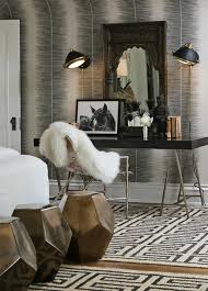 Balance it out with a dominantly white art print, boxed white furniture and grey bedding. East Side Master Suite Black White And Gold Klassisch Modern Schlafzimmer Milwaukee Von Nicholas Carl Design
