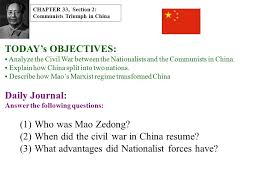 Mao Zedong Mao Zedong Was The Leader Of China S Communist Party He Convinced China S Peasants To Overthrow Their Weak Government And Install Mao As Ppt Download