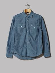 Beams Plus Work Shirt Chambray Work Shirts Preppy Mens Fashion Mens Clothing Styles