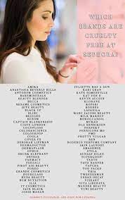 Sephora cruelty free brand list 2020 fragrance packaging. Cruelty Free Brands At Sephora My Beauty Bunny Cruelty Free Lifestyle Blog