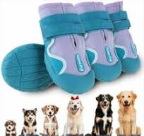 PETLESO Anti-Slip Dog Boots for Dogs Dog Snow and Rain Waterproof Shoes for  Medium to Large Dogs, Black,XL