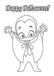 Halloween Little Funny Vampire Coloring Page For Kids Printable Free Halloween For Kids Halloween Coloring Sheets Halloween Coloring Coloring Pages For Kids