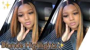 Given the color and the character it's likely dyed. Blonde Patch Black To Honey Blonde Wig Highlights Allove Hair Youtube