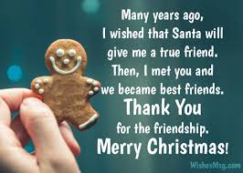 Since the times santa has brought you in my life, i find myself a blessed one. 90 Christmas Wishes For Friends And Best Friend Wishesmsg